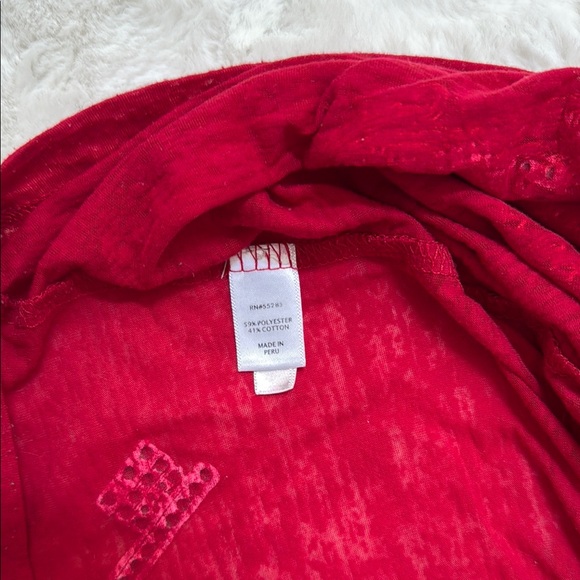 Express Women's Red Graphic Tee - Picture 6 of 6